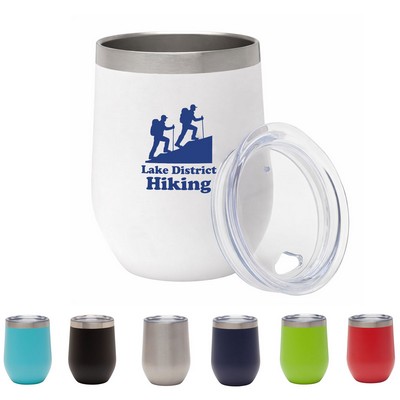 Vacuum Insulated Stainless Steel Wine Tumbler - 12 oz.