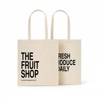 Eco Cotton Natural Reinforced Strap Tote