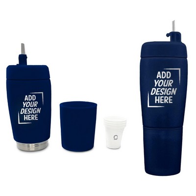 Pour Caddy All in One Stainless Steel Flask